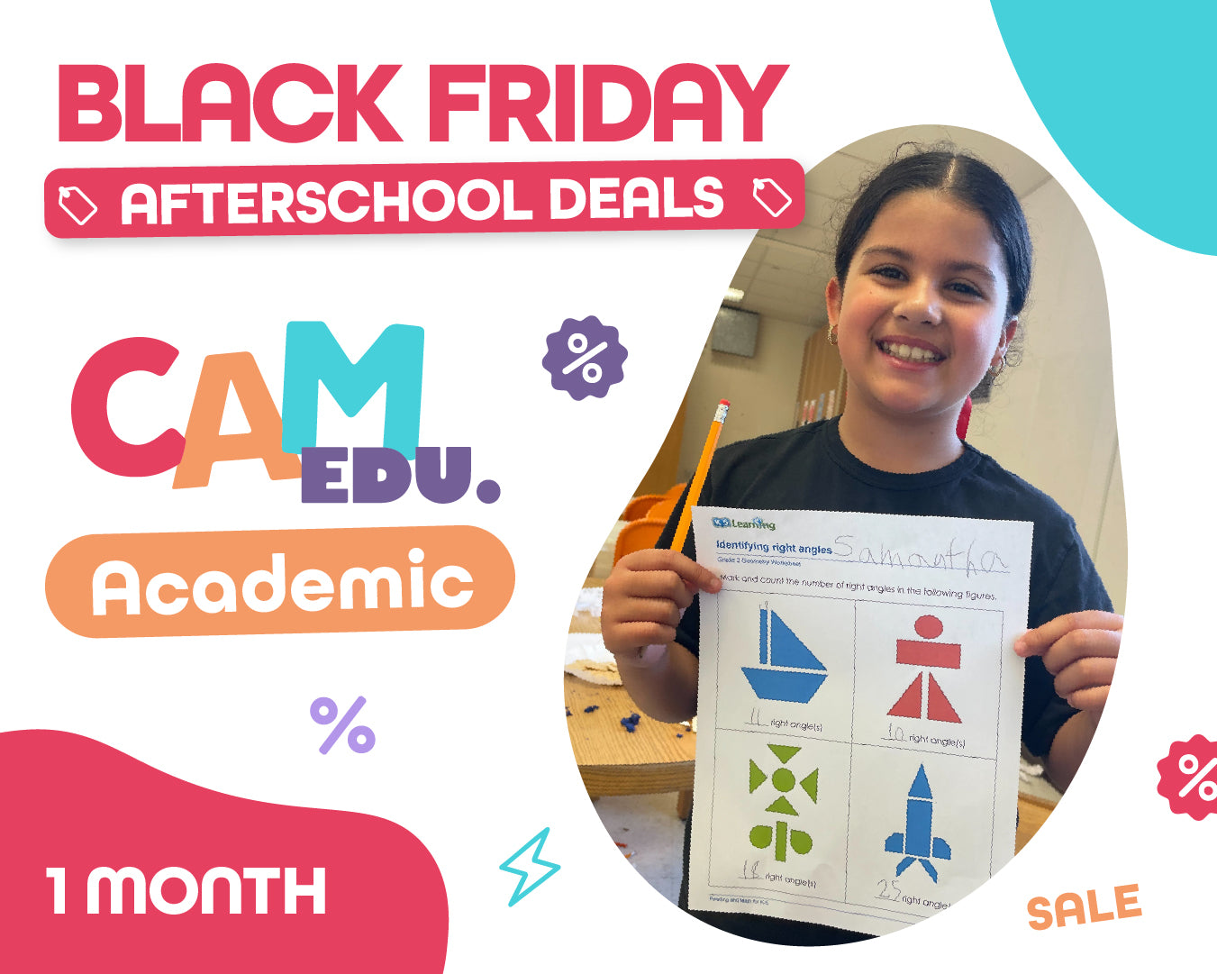 BLACK FRIDAY TK Afterschool 1 Month Academics (SSF)